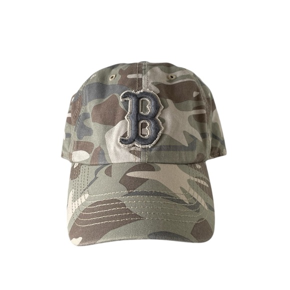 NWOT 47 Brands Camo Boston Red Sox Fitted Hat - Picture 1 of 6